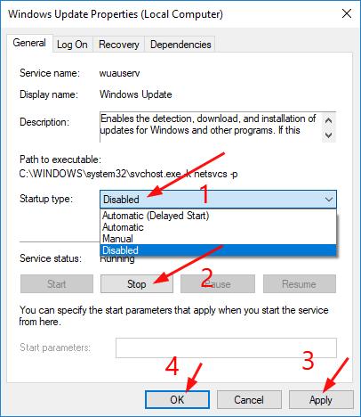 windows-update-disable
